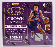 Load image into Gallery viewer, 2021-22 Panini Crown Royale Basketball Asia Tmall Hobby Box
