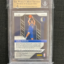Load image into Gallery viewer, 2018 prizm purple luka doncic bgs 9.5 gem mint /149
