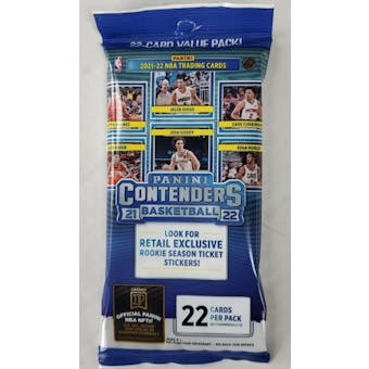 2021/22 Panini Contenders Basketball Jumbo Value Pack