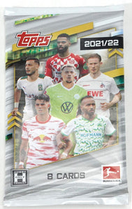 2021/22 Topps Bundesliga Soccer Hobby Pack