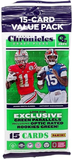 2023 Panini Chronicles Draft Picks Football Sealed 15 Card Value Pack