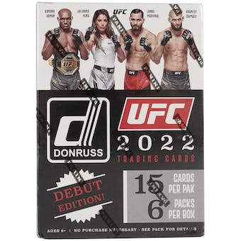 2022 Panini Donruss UFC 6-Pack Blaster Box
