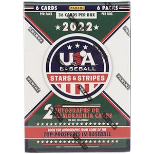 2022 Panini USA Stars & Stripes Baseball 6-Pack Blaster Box
