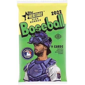 2022 Topps Heritage High Number Baseball Hobby Pack