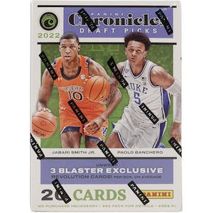 2022/23 Panini Chronicles Draft Picks Basketball 5-Pack Blaster Box (Pink Parallels!)