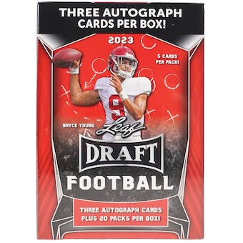 2023 Leaf Draft Football Blaster Box