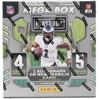 2022 Panini Playbook Football Mega Box (Purple)