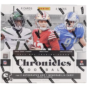 2022 Chronicles Football Hobby Box