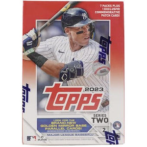 2023 Topps Series 2 Baseball 7-Pack Blaster Box (Commemerative Relic Card!)