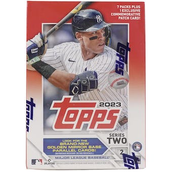 2023 Topps Series 2 Baseball 7-Pack Blaster Box (Commemerative Relic Card!)