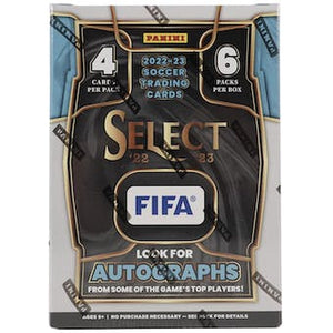 2022/23 Panini Select FIFA Soccer 6-Pack Blaster Box PURPLE/GOLD