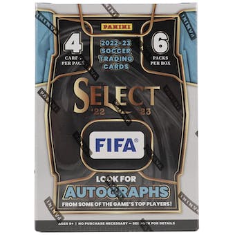 2022/23 Panini Select FIFA Soccer 6-Pack Blaster Box PURPLE/GOLD