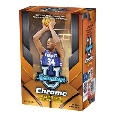2022-23 Bowman University Chrome Basketball 7-Pack Blaster Box
