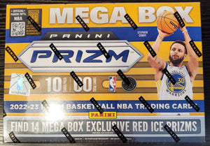 2022-23 Panini Prizm Basketball Mega Box W/ Exclusive Red Ice Prizms