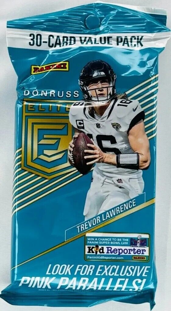2023 Panini Donruss Elite NFL Football Factory Sealed Value Pack