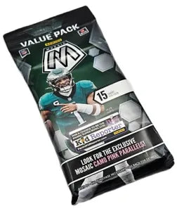 2023 Panini Mosaic Football 15 Card Jumbo Value Cello