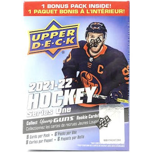 2021/22 Upper Deck Series 1 Hockey 6-Pack Blaster Box