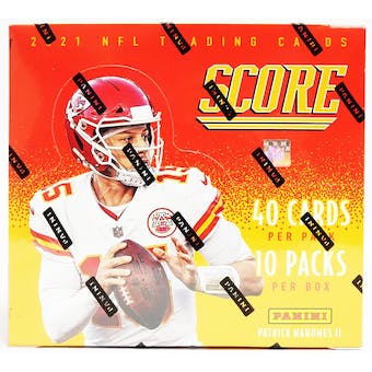 2021 Panini Score Football Hobby Pack