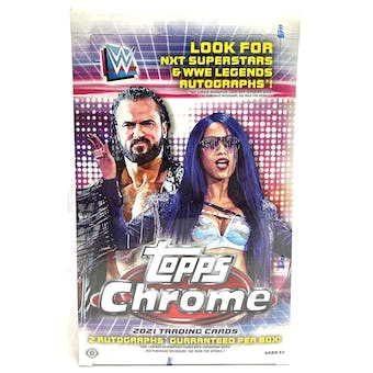 2021 Topps Chrome WWE Hobby Box