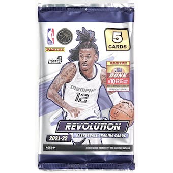 2021/22 Panini Revolution Basketball Hobby Pack