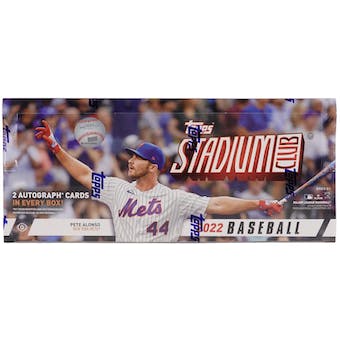 2022 TOPPS STADIUM CLUB HOBBY BOX