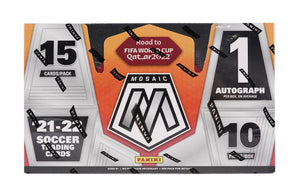 2021-22 Panini Mosaic Road to FIFA World Cup Soccer Hobby Box