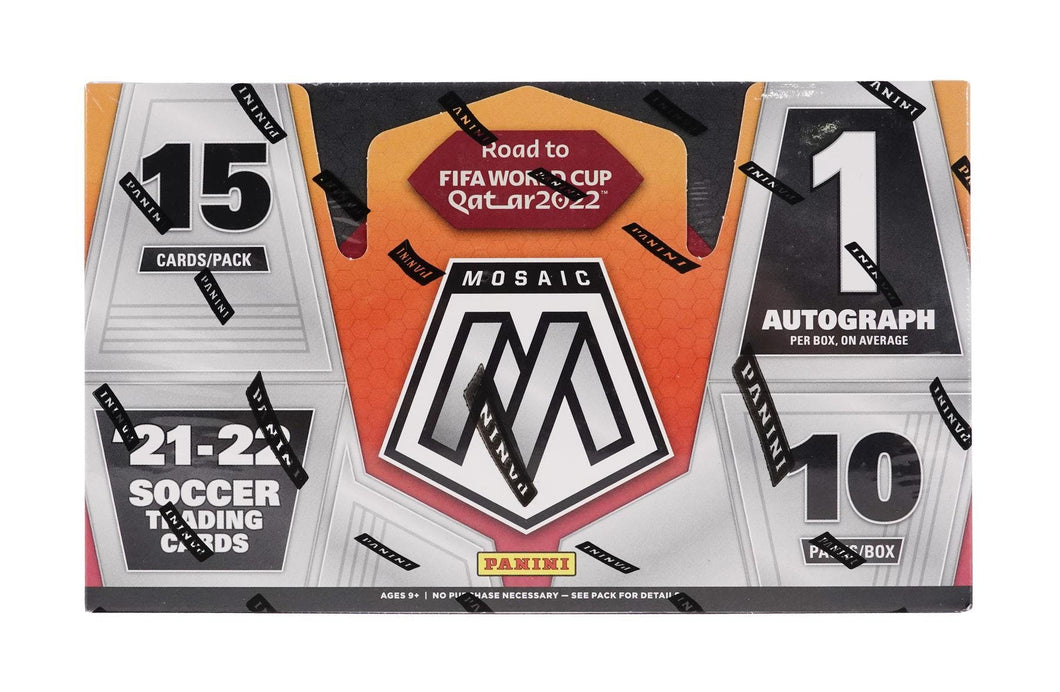 2021-22 Panini Mosaic Road to FIFA World Cup Soccer Hobby Box