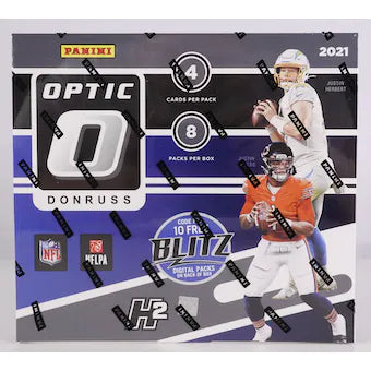 2021 Panini Donruss Optic Football H2 Hobby Hybrid Box