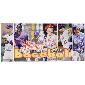 2022 TOPPS HERITAGE HIGH NUMBER HOBBY BOX