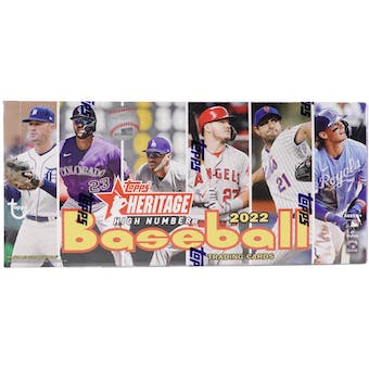 2022 TOPPS HERITAGE HIGH NUMBER HOBBY BOX