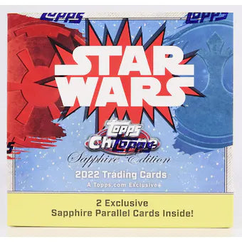 2022 Topps Chrome Star Wars Sapphire Edition Hobby Box