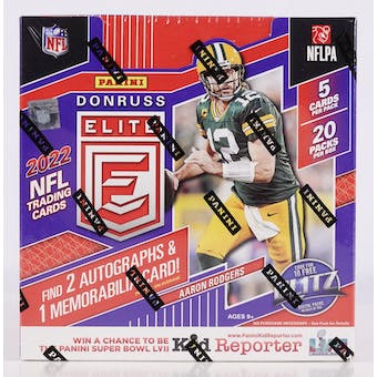 2022 DONRUSS ELITE NFL HOBBY BOX