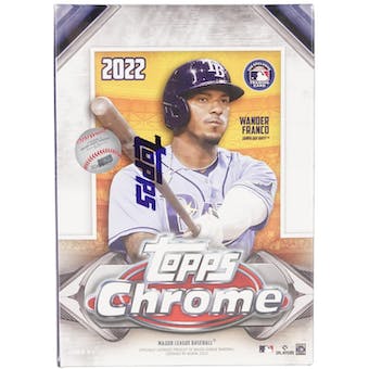 2022 Topps Chrome Baseball 8-Pack Blaster Box