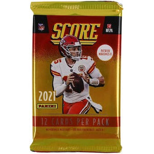 2021 Panini Score Football Retail 24-Pack Box (Green Parallels!)
