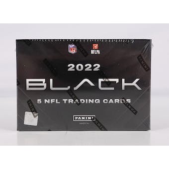 2022 PANINI BLACK NFL HOBBY BOX