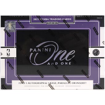 2021/22 Panini One and One Basketball Hobby Box