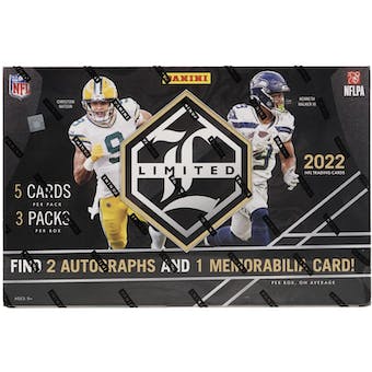2022 Panini Limited Football Hobby Box