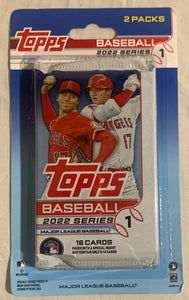 2022 Topps Baseball Series 1 Two Pack Blister Box