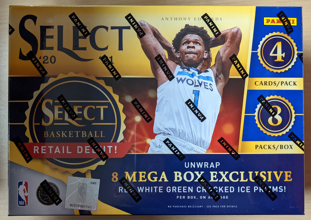 2020 21 PANINI SELECT NBA Basketball MEGA BOX