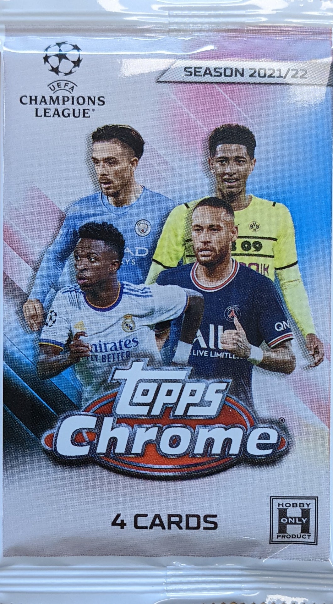 2021-22 UEFA Champions League Topps Chrome Hobby Pack