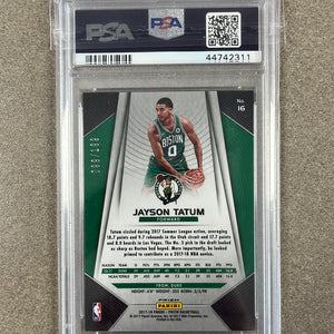 2017 Jayson Tatum prizm blue /199 psa 10