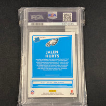 Load image into Gallery viewer, 2020 Donruss Optic Jalen Hurts #164 RC PURPLESHOCK PSA 10
