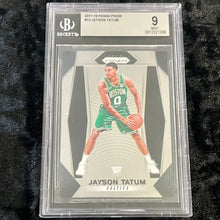 Load image into Gallery viewer, 2017-18 PRIZM JAYSON TATUM #16 RC BASE BGS 9 MINT
