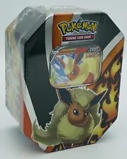 Pokemon TCG: 2021 Fall Eevee Evolutions Flareon V Tin. New/ Factory