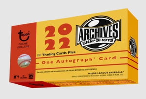 2022 Topps Archives Snapshot - 1 AUTO Per Box