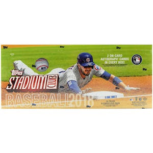 2018 TOPPS STADIUM CLUB HOBBY PACK